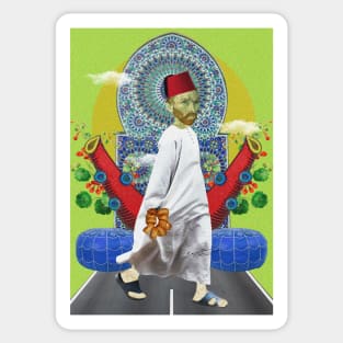 Moroccan vincent van gogh Sticker